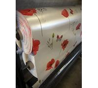 KGS Nappe Bulgomme Imprimée Coquelicot - Au mêtre (140 x 300)