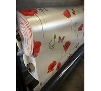 KGS Nappe Bulgomme Imprimée Coquelicot - Au mêtre (140 x 350)