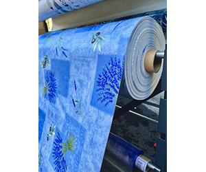 KGS Nappe Bulgomme Imprimée Provencale Bleu - Au mètre (140 x 100)