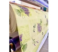 KGS Nappe Bulgommes Imprimée Provençale - Au mêtre (140_x_140_cm, Vert)