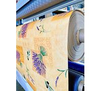 KGS Nappe Bulgommes Imprimée Provençale - Au mêtre (140_x_220_cm, Orange)