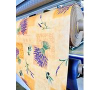 KGS Nappe Bulgommes Imprimée Provençale - Au mêtre (140_x_300_cm, Orange)