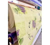 KGS Nappe Bulgommes Imprimée Provençale - Au mêtre (140_x_350_cm, Vert)