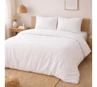 KGS Parure de lit en Gaze de Coton 240 x 260 cm (Blanc)