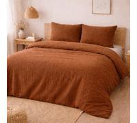 KGS Parure de lit en Gaze de Coton 240 x 260 cm (Caramel)