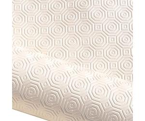 KGS Variations Nappe bulgomme Blanche - sous Nappe de Table - Au Mètre - (140 x 190)