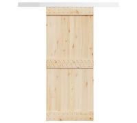 KGTKGTYER Kit de ferrures de porte coulissante en alliage d'aluminium | Système de glissement silencieux, montage facile, guide au sol inclus