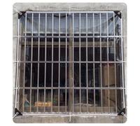 KGUDYS Bâche Transparente étanche Robuste,Bâche en Plastique PVC,Feuillet De Pluie,WxH-3.8x2.5m/12.5x8.2ft