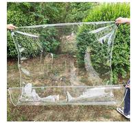 KGUDYS Bâche Transparente pour Pergola Jardin,Panneaux Latéraux Imperméables à 100%,Bâche en Plastique Résistante à La Pluie,Rideaux De Séparation épais,avec œillets,WxH-3.2x2.6m/10.5x8.5ft