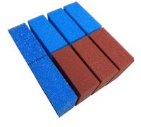 KH Biotec Lot d'éponges de rechange pour filtre de bassin Oase Biotec 18/ Screenmatic 60000 2 x gros bleu, 3 x rouge fin, 3 x bleu moyen filtre éponge Screenmatic nouveau modèle à partir de 2016