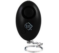 KH-security Alarme de poche 100103B Noir avec LED