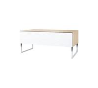 Norstone Meuble TV Khalm 140 Chêne et Blanc