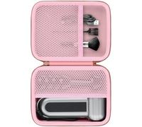 khanka Étui pour dépoussiéreur électrique Wolfbox MF100, rangement rigide, compatible avec Wolfbox MF100 MF50 et accessoires, étui uniquement (rose)