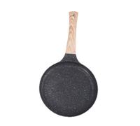 KHAOL 24 Cm Antiadhésive Poele A Crepe, Pour La Maison Petit-Déjeuner Poêle à Frire, Crepiere Induction, Poêle à Pizza Et Crêpes Chinoises Comales Para Tortillas