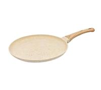 KHAOL Poêle à Pizza Antiadhésive Poele A Crepe, Poêle à Tortillas Et Pancakes Pour Crêpes Fines Et œufs Au Petit-Déjeuner, Poêle à Frire Crepiere Induction