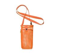 KHASCBNF Porte Gourde BandoulièRe Housse de Bouteille d'eau Sport, Sac for téléphone Portable, Accessoires Camping, Pochette en for Tasse, Visible avec Sangle Sac Gourde portatif(Orange)