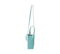 KHASCBNF Porte Gourde BandoulièRe Sac à bandoulière for Bouteille d'eau, Housse de Protection en Toile avec Sangle et Porte-Bouteille Sac Gourde portatif(Mint Green)
