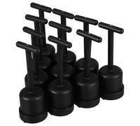 KHBUAB 10pcs n Plastique Hexagonale en T pour Bagues de Douille G9, Extraction Facile de Collier de Douille, Usage Polyvalent la Maison Bureau
