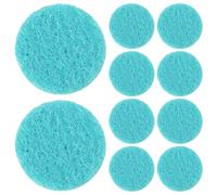 KHBUAB 50 Coussinets Diffuseurs Ronds en Coton Fibre Absorbant pour Pendentif Aromathérapie DIY, Recharge Pratique de 50 Pièces, Compatible Parfum Huile Essentielle