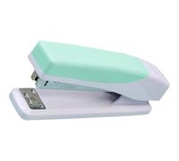 KHBUAB Agrafeuse en Caoutchouc et Métal Bicolore Manuelle de Bureau Vert Grosse Capacité Facile à Transporter pour Maison et Bureau Professionnel