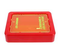 KHBUAB Boîte à Clé Sécurisée Murale en Plastique Rouge pour Maison et Extérieur, Garantissant la Sécurité Accès d'urgence, pour École et Location