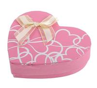 KHBUAB Boîte en Papier Forme de Cœur 10 Compartiments pour Chocolats, Emballage Pratique et Élégant pour Présents Saint-valentin