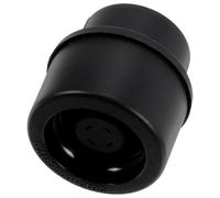KHBUAB Bouchon de Bouteille Réutilisable Noir en Pp et Silicone Tête de Pompe Rotative, Forme Ronde Unique pour Bière et Cava, Scelleur de Boissons Gazeuses