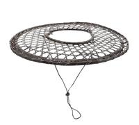 KHBUAB Chapeau de Bambou Chinois Tissé la Main Noir, Forme Unique et Robuste, Sensation Agréable, pour Cosplay Party et Performances sur Scène pour Garçon et Filles