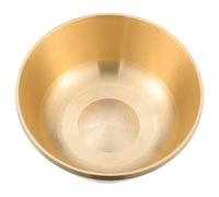 KHBUAB Coupelle en Cuivre Doré pour Décoration de Fête Bol Bouddhiste Lisse et Facile à Ranger Design Classique et Forme Exquise pour Offrande D'eau Bouddhiste