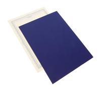 KHBUAB Couverture Protection de Certificat Bleu en Papier 11,2x8,8 Pouces et Présentation pour Documents Officiels
