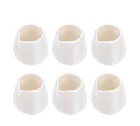 KHBUAB Lot de 6 Pichets à Lait en Céramique Blanc, Pichet Multifonction Facile à Utiliser pour Sauce, Lait, Salade pour Café et Restaurant