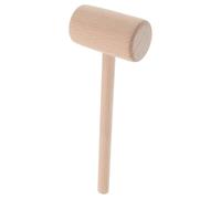 KHBUAB Maillet en Bois de Hêtre pour Travaux de Cuir Diy, Poids Équilibré et Design Polyvalent, Outil pour Bricolage et Artisanat