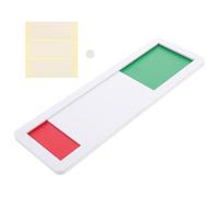 KHBUAB Panneau Indicateur de Confidentialité Facilement Visible en Acrylique Blanc Panneau de Porte Ouvert Fermé pour Salle de Conférence pour Bureau