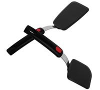 KHBUAB Spatule Cuisine en Silicone Résistante la Chaleur et Inox, Lot de 2 Set de Set de Pièces, pour Wok et Cuisson Antiadhésive, Ustensile Solide et Polyvalent