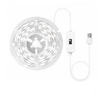 KHIronHive Bande lumineuse LED USB 300 cm avec capteur de mouvement PIR et de lumière réglable, 3 niveaux de luminosité, modes jour et nuit, bande flexible étanche IP65 pour armoire, placard