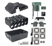 KHIronHive Boîtier de rechange en plastique avec carte de protection PCB pour BSL1830 18 V 10 cellules Li-Ion Kit de réparation Noir