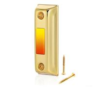KHIronHive Bouton de sonnette filaire avec lumière LED pour une meilleure visibilité - Construction robuste en ABS et métal - Installation facile - Interrupteur de rechange pour DC 12-24 V - Système