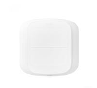 KHIronHive Bouton d'interrupteur mural pour application Smart Life Zigbee - Contrôleur de scène sans fil à double vitesse pour lumières et appareils domotiques - Panneau blanc ABS facile à installer