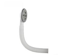 KHIronHive Égouttoir à trop-plein latéral pour évier de cuisine, rond de 70 mm avec design à six trous, 250 mm de longueur PP et SUS304 pour un drainage efficace de l'eau et une installation flexible