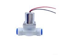KHIronHive Électrovanne à impulsion à 2 voies en polyéthylène à connexion rapide pour eau d'irrigation agricole, vanne d'eau électronique DC 12 V avec installation rapide pour robinets et systèmes
