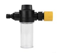 KHIronHive Flacon pulvérisateur de mousse en plastique pour lavage de voiture, pulvérisateur haute pression de 100 ml avec buse réglable, design en 1 pièce pour tuyau d'arrosage, nettoyage des animaux