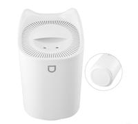 KHIronHive Humidificateur d'air à double jet 3000 ml - Diffuseur d'huiles essentielles de grande capacité avec lumière colorée - Pour chambre à coucher, salon, bureau, maison, aromathérapie - Blanc et