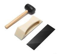 KHIronHive Kit d'outils pour fixer les espaces au sol : pince à planches robuste pour bois dur stratifié, vinyle, kit de réparation en nylon avec maillet en caoutchouc et coussinets de préhension