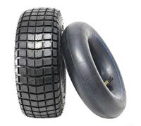 KHIronHive Lot de pneus et chambres à air pour trottinette électrique 9 x 3,50-4 - Pneumatiques en caoutchouc absorbant les chocs et l'usure - Noir - 22,9 cm - Pièces de rechange antidérapantes