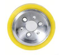 KHIronHive Roue d'alimentation en polyuréthane pour rabot à quatre côtés modèle RIA 140 mm x 30 mm avec noyau en aluminium, accessoire haute résistance à l'usure, standard, six trous, durable