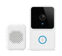 KHIronHive Sonnette vidéo WiFi sans fil bidirectionnel pour la sécurité de la maison intelligente à distance pour accès à la vision nocturne HD surveillance vidéo Design compact Installation facile