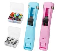 Khsndhger Agrafeuse PinceInoxRéutilisable Fixer Plastique