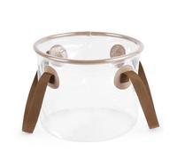 Khsndhger Seau Pliable 20 L Léger 318 g, Ouverture 25 cm, Déplié 2 cm Compact