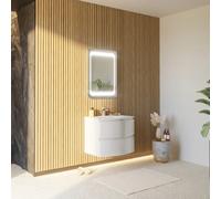 Kiamami valentina Armoire WC murale - Blanc