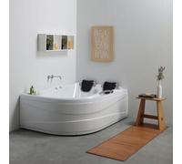 BAIGNOIRE D'ANGLE ACRYLIQUE 2 PLACES AIDA